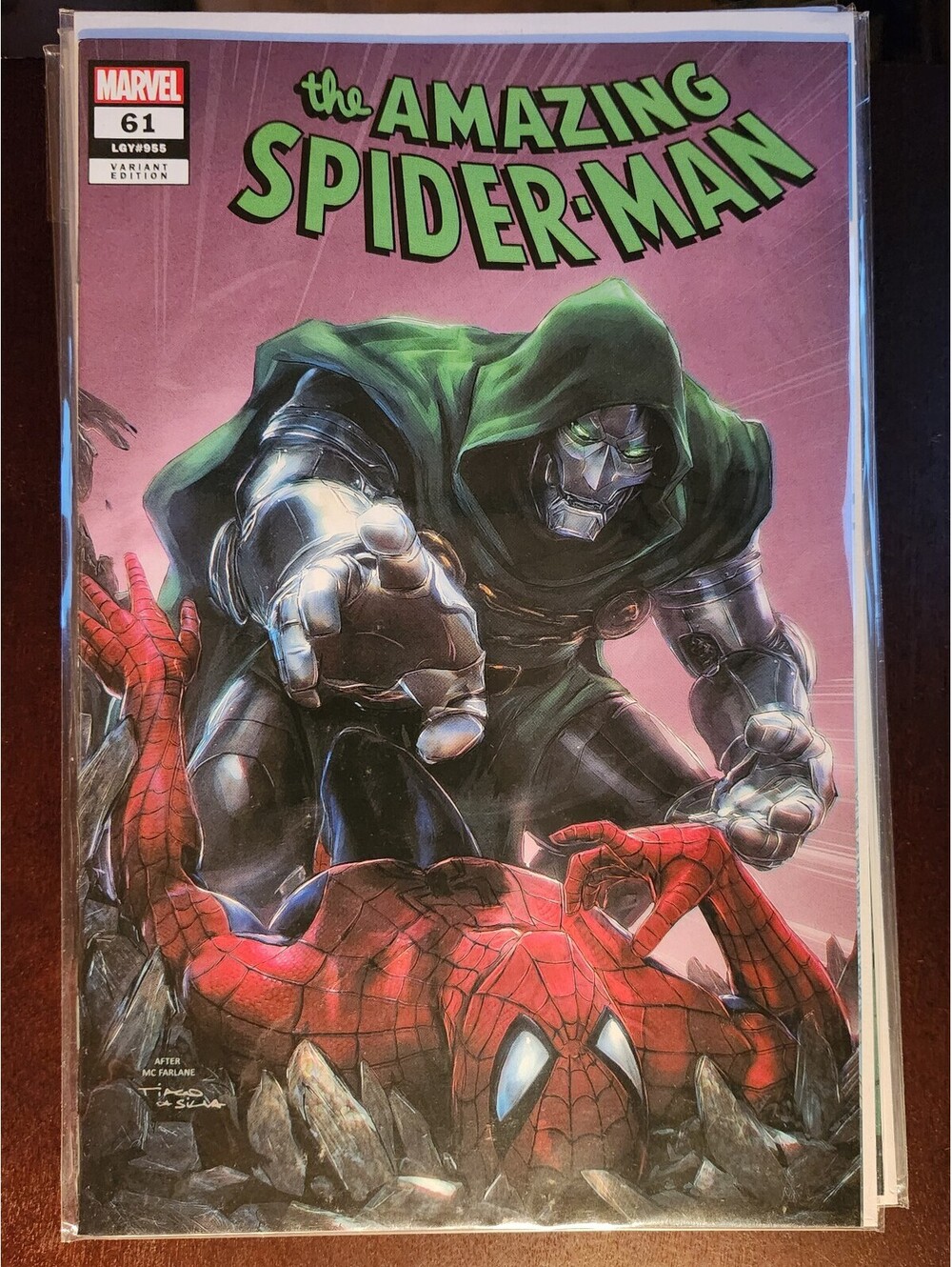 Amazing Spider‑Man #61N Tiago Da Silva Virgin Variant NM Marvel 2026